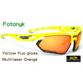 『凹凸眼鏡』義大利 Rudy Project Fotonyk系列Yellow Fluo Gloss/ 橘色多層鍍膜鏡片)運動鏡~六期零利率
