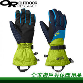 【全家遊戶外】㊣ Outdoor Research 美國 Mens Adrenaline Gloves VENTIA 防水防風透氣保暖手套 深藍/寶藍 OR243248-0678 M、L/吸濕排汗