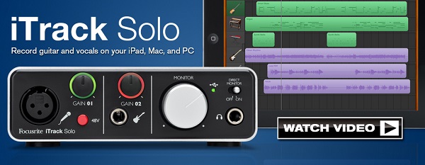 Focusrite iTrack Solo (iPad專用錄音介面) - PChome 商店街