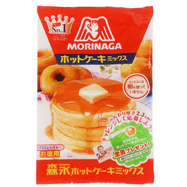 +東瀛go+ 森永 morinaga 薄煎餅粉 德用鬆餅粉 150gX4袋入 蛋糕粉 甜點材料 鬆餅粉 日本原裝進口