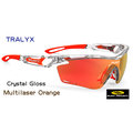 『凹凸眼鏡』義大利 Rudy Project TRALYX系列Crystal Gloss / Multilaser Orange橘色多層膜鏡片運動眼鏡~六期零利率