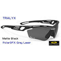 『凹凸眼鏡』義大利 Rudy Project TRALYX系列Black Matte / Polar3FX Grey Laser三倍偏光水銀鍍膜鏡片運動眼鏡~六期零利率