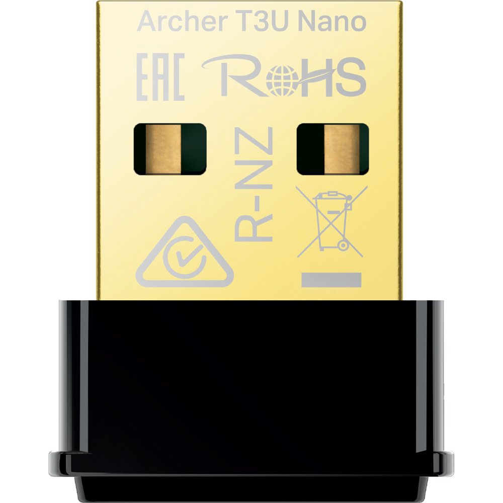 TP-LINK Archer T3U Nano AC1300 MU-MIMO 雙頻 無線網路卡 USB 2.0