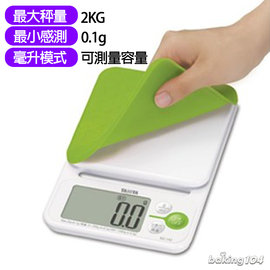 日本TANITA 電子秤 料理秤 TN KD192-G 綠色 可秤0.1g 到 2kg
