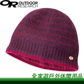 【全家遊戶外】㊣ Outdoor Research 美國 女透氣保暖羊毛帽-Womens Trista Beanie 紅色-PINOT OR244857(OR86264)-0560/保暖帽