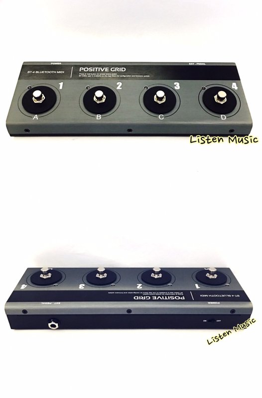 立昇樂器POSITIVE GRID BT-4 BT4 BIAS JamUp 藍芽控制踏板MIDI 腳踏