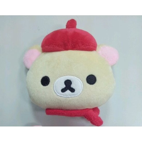 【Rilakkuma 拉拉熊 懶懶熊】絨毛零錢包(小紅帽)