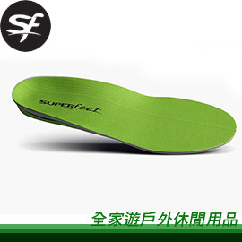 【全家遊戶外】㊣ SUPERFEET 美國 綠色鞋墊 綠色 1410 E/運動配件 跑步 健行 登山 吸震 抗菌 除臭