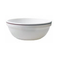 法國樂美雅 強化紅邊小湯碗300cc(2入)~ 連文餐飲家 餐具的家 餐具 沙拉碗 麵碗 缽 強化玻璃瓷 AC50420