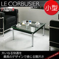 jp kagu 柯比意設計復刻工業風強化玻璃矮桌 茶几 lc 10 小 bk 3495