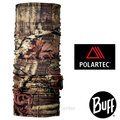 【西班牙 BUFF】橡樹迷彩 雙面用 POLARTEC 超彈性保暖防風魔術頭巾(吸溼排汗+抗菌除臭_可當圍巾 口罩)無車縫.伸縮_100467 針葉樹林