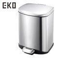 EKO迪萊靜音垃圾桶-銀色-6L