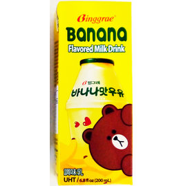 【易購樂】韓國Binggrae 香蕉牛奶200ml
