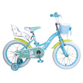 寶貝樂精選 艾比鹿腳踏車16吋充氣胎腳踏車-藍色(BTSX200B)