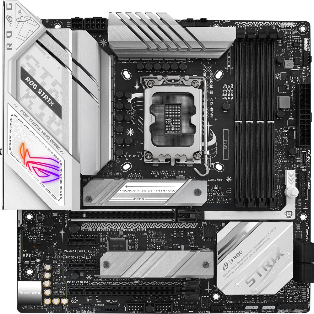 ASUS 華碩 STRIX B760-G GAMING WIFI 主機板 / 1700腳位 13代 / DDR5 / Micro-ATX