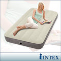 【INTEX】新型氣柱-單人加大植絨充氣床墊 (寬99cm) 15010171(64101)