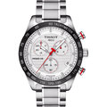 TISSOT PRS 516 Quartz Chronograph 賽車方程式時尚優質三眼計時運動腕錶-銀-T1004171103100