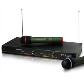 宜蘭穩力音響 CHIAYO AIR-212 VHF雙頻道抗干擾型無線麥克風