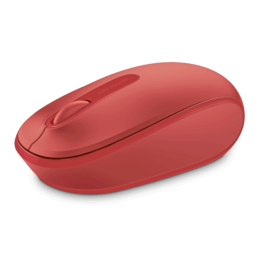 微軟 無線行動滑鼠1850 – 火焰紅