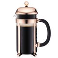 丹麥 Bodum 金銅色-金頭-11652-18 1L 8 cup CHAMBORD Coffee Maker 法式濾壓壺 法式濾壓咖啡壺