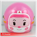 【華泰 KK－ 波力 安寶 兒童 安全帽 】粉紅、含鏡片