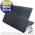 【Ezstick】ACER ES1-431 專用 Carbon黑色立體紋機身貼 (上蓋貼、鍵盤週圍貼) DIY包膜