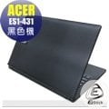 【Ezstick】ACER ES1-431 專用 Carbon黑色立體紋機身貼 (上蓋貼、鍵盤週圍貼) DIY包膜