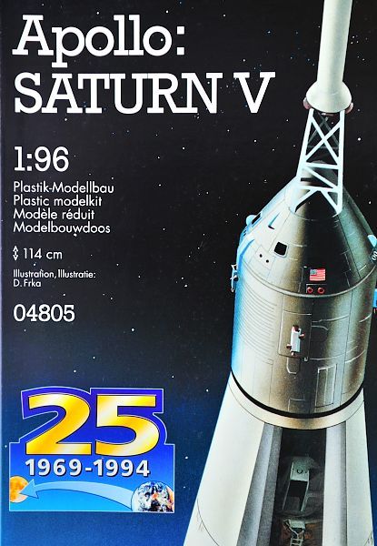 德國Revell AG Apollo:SATURN V 阿波羅土星號巨型太空梭超大型比例系列