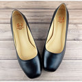 【MYVINA維娜】女鞋 低跟 高跟鞋 淑女鞋 休閒鞋 跟鞋 黑色 (全真皮 外:牛 內:豬-台灣製)