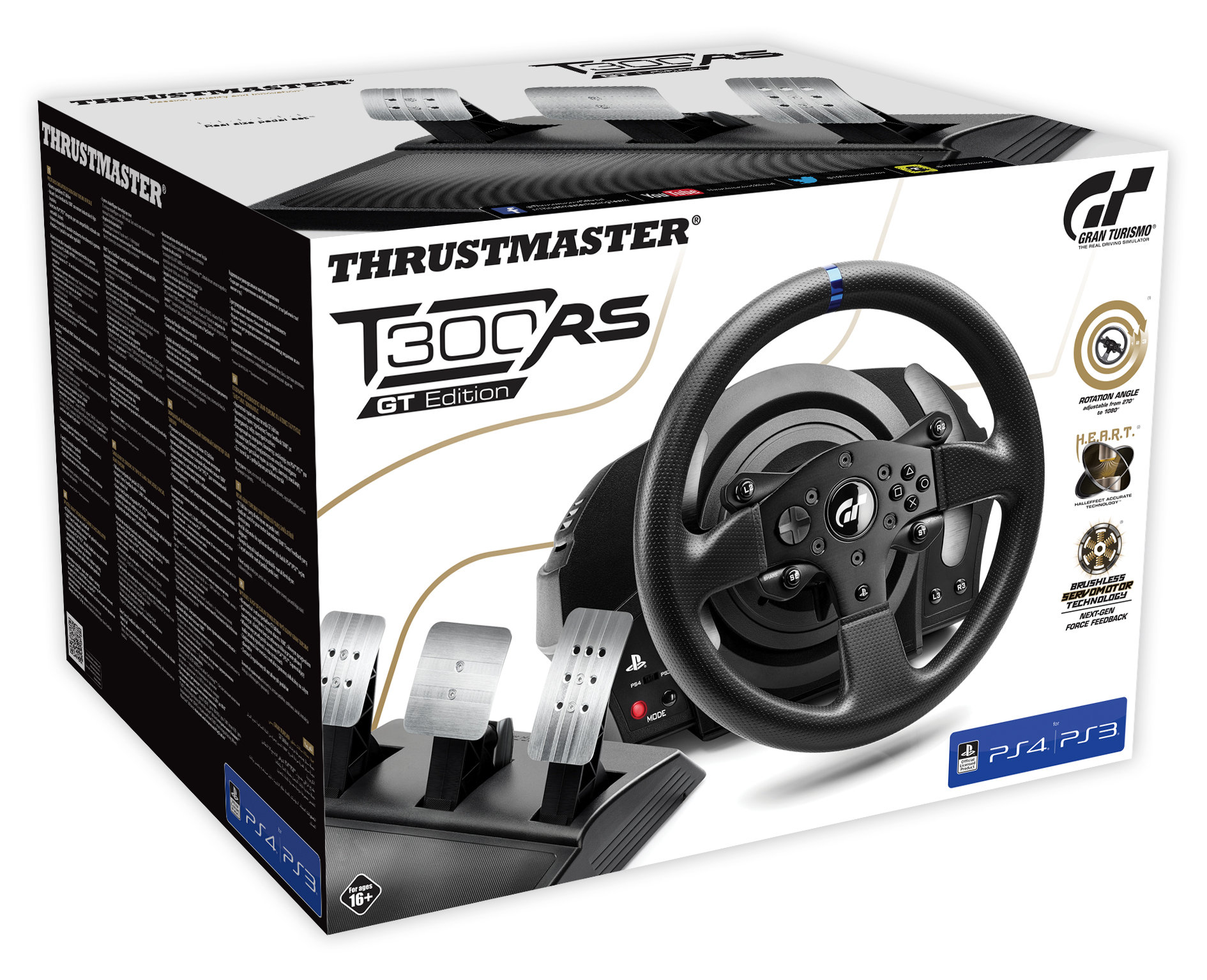 THRUSTMASTER T300RS GT EDITION RACING WHEEL - PChome 商店街