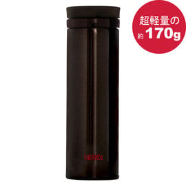 THERMOS 膳魔師 極輕量不鏽鋼真空保溫杯350ml-咖啡色【JNO-351】(MF0359SK)