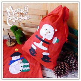 【Q禮品】A3102 聖誕不織布禮物包/聖誕禮物袋/聖誕老人 背包/束口袋/聖誕樹/聖誕燈/聖誕帽/聖誕裝/交換禮物