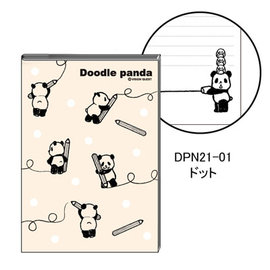 日本 塗鴉熊貓A5筆記本-原點(DPN21-01) 代官山選物
