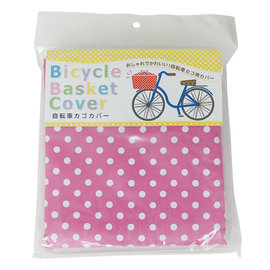 自行車束口置物籃套-粉紅色(BB01-01) 代官山選物
