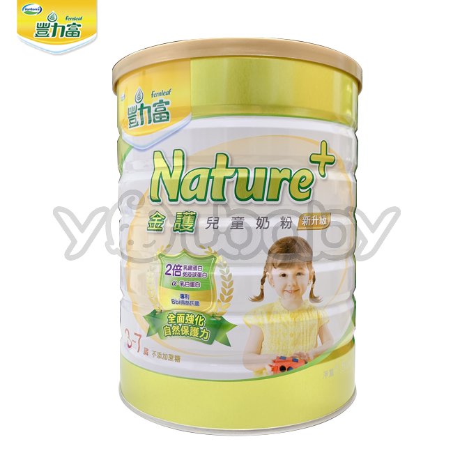 豐力富 Nature+金護 3-7歲兒童奶粉1.5kgx1罐