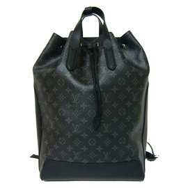 Juliet茱麗葉精品 Louis Vuitton LV M40527 Backpack Explorer 黑經典花紋後背水桶包 停產