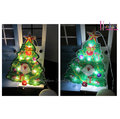【Hankaro】★LED聖誕節燈飾PVC聖誕樹造型吸盤掛燈★~(合併批發另洽)