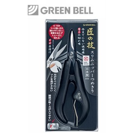日本綠鐘匠之技鍛造不銹鋼防滑握柄指甲修飾剪(G-1028)