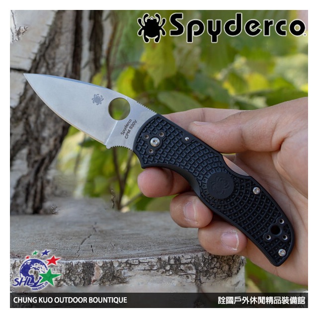 【詮國】Spyderco 蜘蛛 Native 5 S30V鋼折刀 - C41PBK5