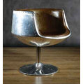 【南洋風休閒傢俱】設計單椅系列 - 鋁皮咖啡杯椅 有背造型休閒椅 設計師椅 復古懷舊美式復刻版(503-7)