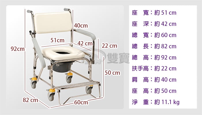 均佳不銹鋼洗澡便器椅jcs 305 扶手可拆不鏽鋼馬桶椅有輪便盆椅洗澡椅洗澡馬桶椅有輪馬桶椅 Pchome商店街 台灣no 1 網路開店平台