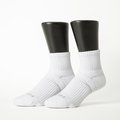 【Footer除臭襪】輕壓力單色足弓襪-男款T97L-白