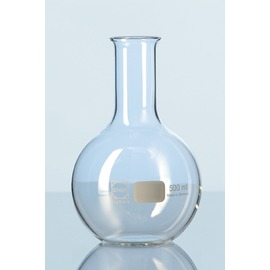 《德國 DWK》德製 DURAN 平底燒瓶 6000ML 實驗儀器 玻璃容器 試藥瓶 樣品瓶 FLAT BOTTOM FLASK 6000ML