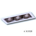 【豪亮燈飾】MR16 3燈 盒燈崁燈-白(不含光源)~美術燈、水晶燈、吊扇燈、壁燈、客廳燈、房間燈、餐廳燈