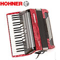 【全方位樂器】HOHNER BravoIII96 A16732 獨奏手風琴-紅色