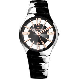 MAS5131-3原廠公司貨Max Max 鏤空數字漸層 頂級全陶瓷腕錶 白色女錶