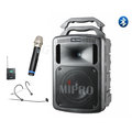 視紀音響 MIPRO 嘉強 MA-708 手提式 雙頻 無線擴音機 無線麥克風2支 支援藍牙+CD+USB 歡迎來店詢問