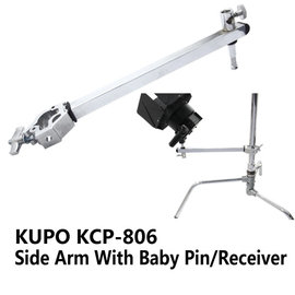 河馬屋 KUPO KCP-806 管夾型延伸燈臂 31~38 可夾管徑 帶 16mm 公頭母座