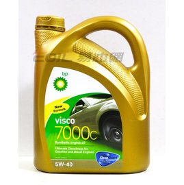 【易油網】BP 5W40 VISCO 7000C 4L 高效能合成機油 C3柴油
