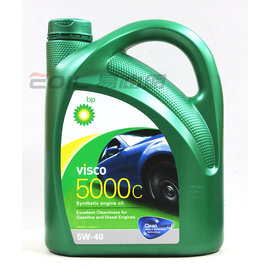 【易油網】BP 5W40 VISCO 5000C 4L 高效能合成機油 柴油 C3
